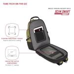SwissGear 19 in ScanSmart TSA Laptop Backpack Olive