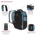 SwissGear 16 in Travel Tech Pro TSA Backpack Blue