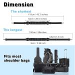 Vigorport 59 in Cushioned Universal Bag Strap Black