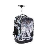 Tilami 18 in Rolling Leopard Laptop Backpack Black