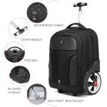 GOTECH 17 in Waterproof Wheeled Laptop Backpack