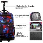 J World NY 20 in Sundance Rolling Backpack Galaxy