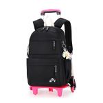 17 in Wheeled Waterproof Laptop Backpack Blue