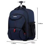 Meetbelify Girls Rolling Backpack Cute