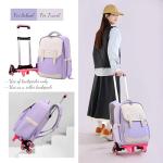 AUROTIER 17 in Tactical Wheeled Laptop Backpack Green