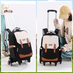 AUROTIER 17 in Tactical Wheeled Laptop Backpack Green