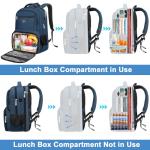 BIKROD 17.3 in Insulated Lunch Laptop Backpack