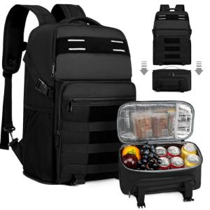 OIWAS 15.6 in Insulated Lunch Laptop Backpack Black