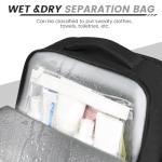 OIWAS 15.6 in Insulated Lunch Laptop Backpack Black