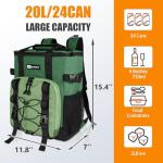 BERTASCHE 15.6 in Insulated Lunch Laptop Backpack Vintage