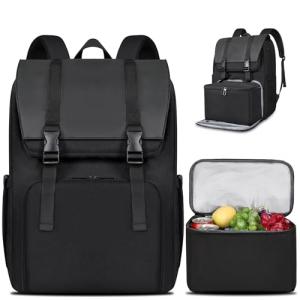 Weitars 15.6 in Insulated Lunch Laptop Backpack