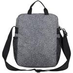 Eastsport Crossbody Purse Gray Static Dot