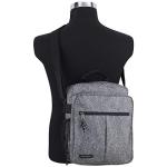 Eastsport Crossbody Purse Gray Static Dot