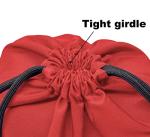 HOLYLUCK Drawstring Gym Sackpack Red