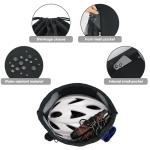 WANDF Water‑Resistant Mesh Drawstring Sackpack Black