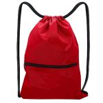 Gym Sack Waterproof Drawstring Bag Red