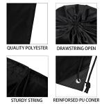 Vorspack Bulk Drawstring Backpacks 10‑Pack Black