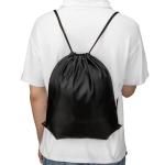Vorspack Bulk Drawstring Backpacks 10‑Pack Black