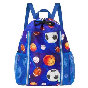 WAWSAM Kids Drawstring Bag with Pockets