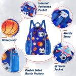 WAWSAM Kids Drawstring Bag with Pockets