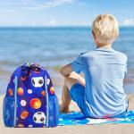 WAWSAM Kids Drawstring Bag with Pockets