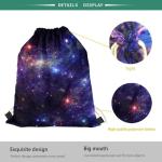 Upetstory Highland Cow Drawstring Gym Bag