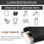 Drawstring Bags 6‑Pack Sports Gym Travel