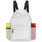 NATURAL STYLE Drawstring Bag with Pockets