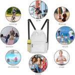 NATURAL STYLE Drawstring Bag with Pockets