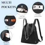 ROSECER Gym Drawstring Backpack with Wet Pocket