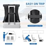 GOLF QUALITY Convertible Tote Backpack Black