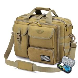 Stypos 14in Tactical Messenger Laptop Bag Khaki