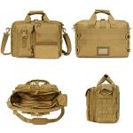 Stypos 14in Tactical Messenger Laptop Bag Khaki