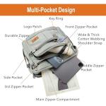 Anti‑theft RFID Messenger Laptop Bag 13in Grey