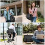 MATEIN 15.6in Water‑Resistant Messenger Bag