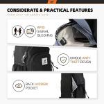 SKYSPER RFID Sling Backpack Black