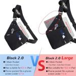 VADOO Anti‑Theft RFID Sling Shoulder Bag