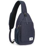 SKYSPER RFID Crossbody Travel Daypack Blue
