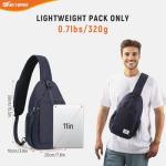 SKYSPER RFID Crossbody Travel Daypack Blue