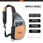 SKYSPER RFID Crossbody Sling Backpack