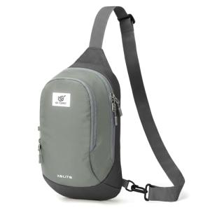 SKYSPER RFID Crossbody Sling Backpack Lightgray