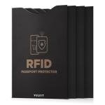 VULKIT RFID Blocking Passport Sleeve 4‑Pack