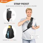 SKYSPER Anti-Theft RFID Crossbody Backpack