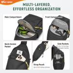 SKYSPER Recycled RFID Anti-Theft Sling Backpack