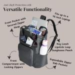 Baggallini Securtex Anti-Theft 16″ Laptop Backpack