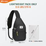 SKYSPER Recycled RFID Anti-Theft Sling Backpack