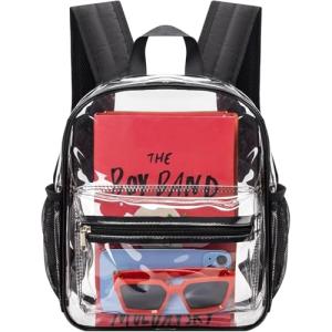 MAY TREE 12×11×5 Clear Stadium Backpack