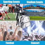 Crosstime 12×6×12 Clear Stadium Backpack
