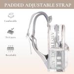 ZENPUNK 12×12×6 PVC Clear Stadium Backpack