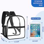 Oraben 12×6×12 Waterproof Clear Stadium Backpack